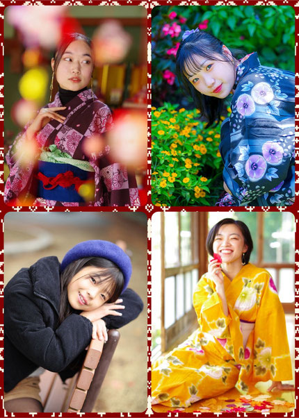 葵魂(あおだま)芸能部 企画撮影会       テーマ「和服」